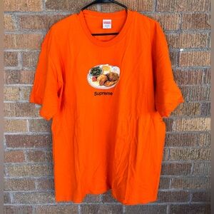 Supreme SS18 Chicken Dinner T-Shirt Orange Sz XL